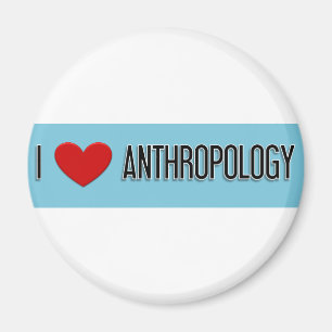 I heart Anthropology Magnet