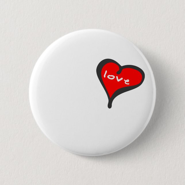 I Heart Anything 2 Inch Round Button (Front)