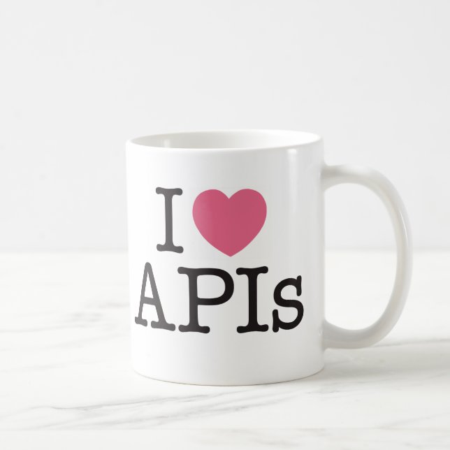 I Heart APIs Mug (Right)