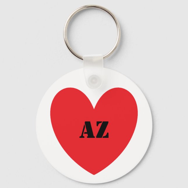 I Heart Arizona Keychain (Front)