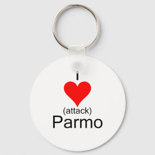 I Heart Attack Parmo Keychain