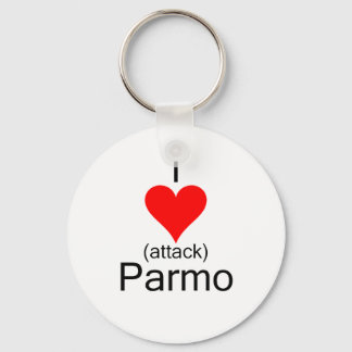 I Heart Attack Parmo Keychain