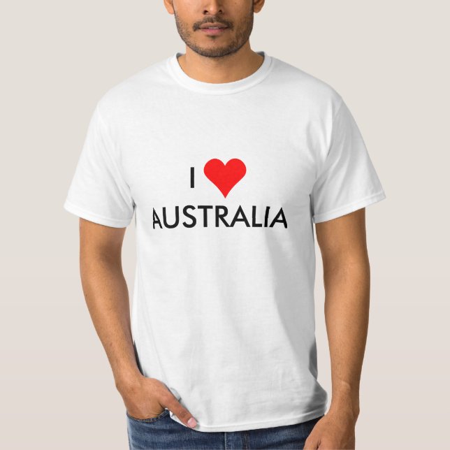 i heart australia T-Shirt (Front)
