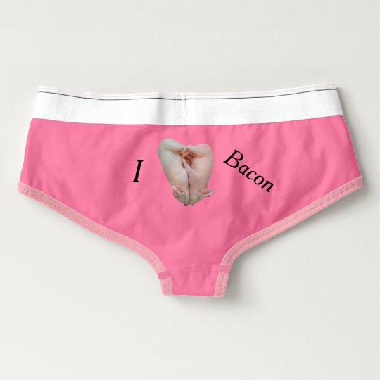 I Heart Bacon Boy Shorts