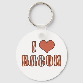 I Heart Bacon Keychain 001