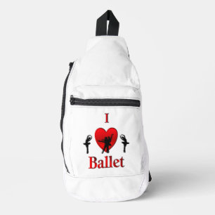 I Heart Ballet Sling Bag