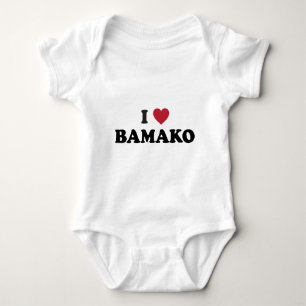 I Heart Bamako Mali Baby Bodysuit