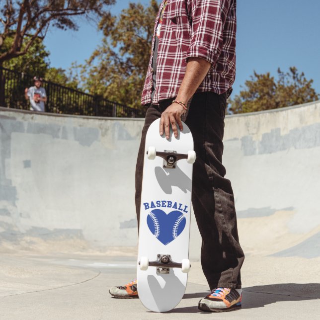 I HEART BASEBALL SKATEBOARD (Outdoor 2)