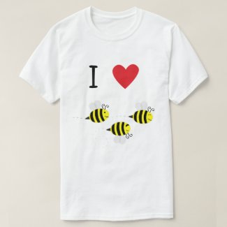 I Heart Bees Bee-lover T-Shirt