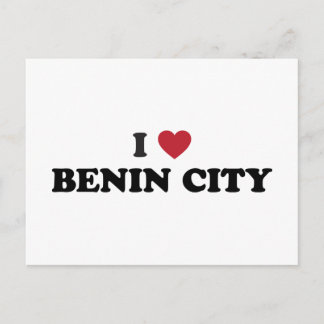 I Heart Benin City Nigeria Postcard