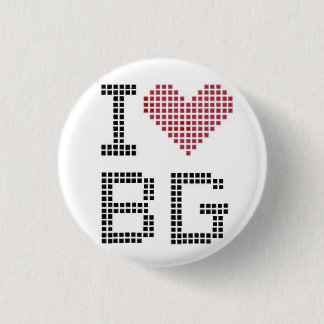 I Heart BG 1 Inch Round Button