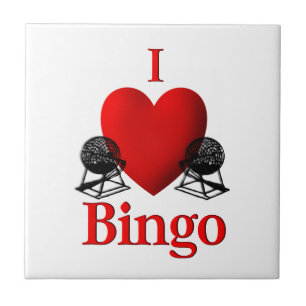 I Heart Bingo Tile