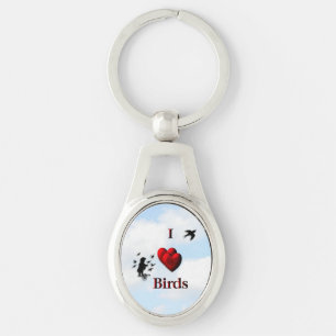 I Heart Birds / Feed the Birds Keychain