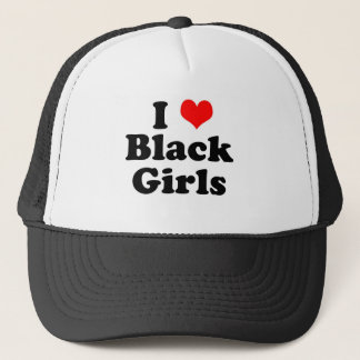 I Heart Black Girls Trucker Hat