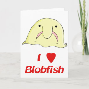 I heart blob card