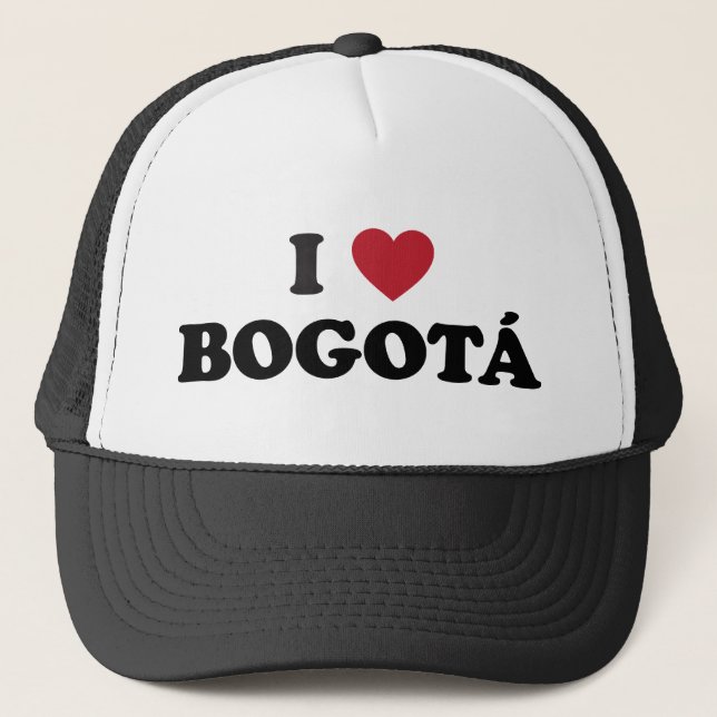 i Heart Bogotá Colombia Trucker Hat (Front)