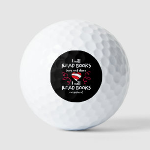 I Heart Books. Book Lovers. Read More Books. Reade Golf Balls