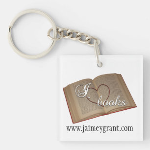 "I Heart Books" Keychain
