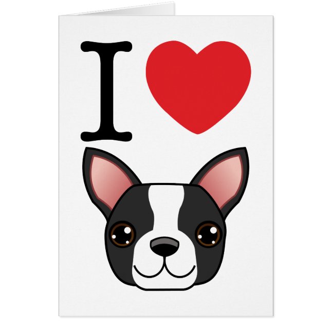 I Heart Boston Terriers (Front)