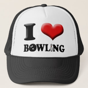 I Heart Bowling Hat
