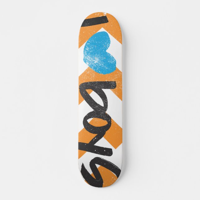 I Heart Boys Skateboard (Front)