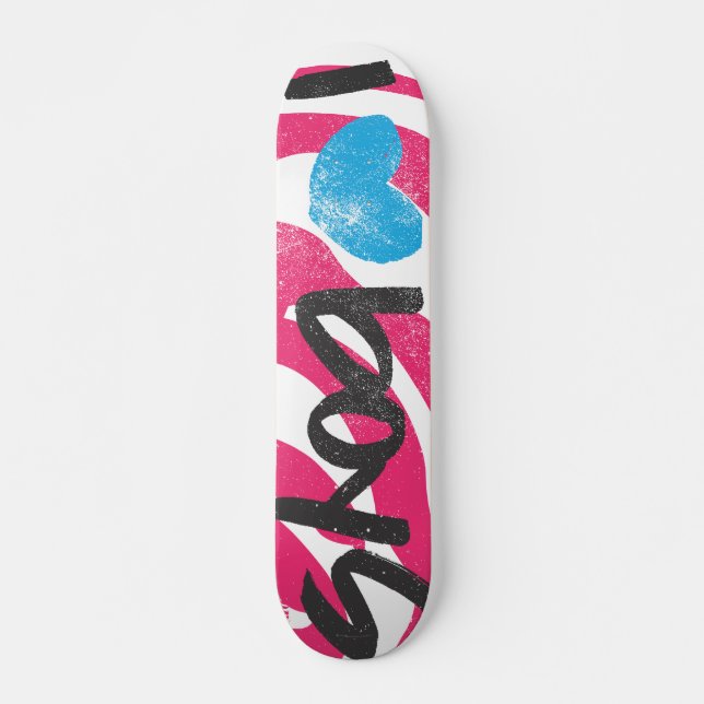 I Heart Boys Skateboard (Front)