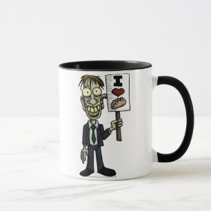 I Heart Brains Mug