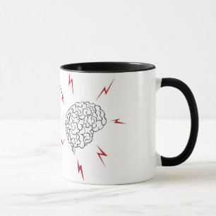I heart BRAINS mug
