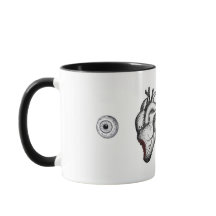 I heart BRAINS mug