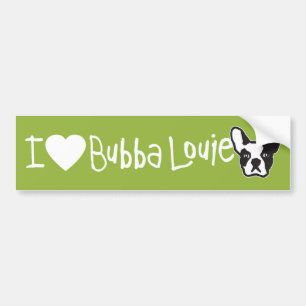 I (Heart) Bubba Louie Bumper Sticker