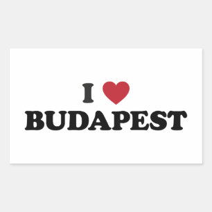 I Heart Budapest Hungary Sticker