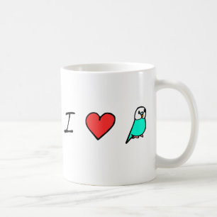 I Heart Budgies Mug