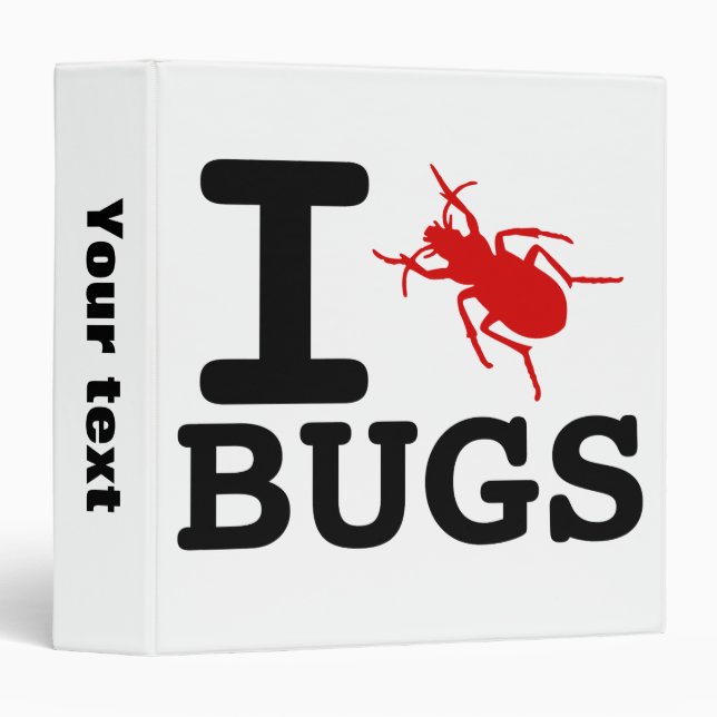 I heart Bugs Binder (Front/Spine)
