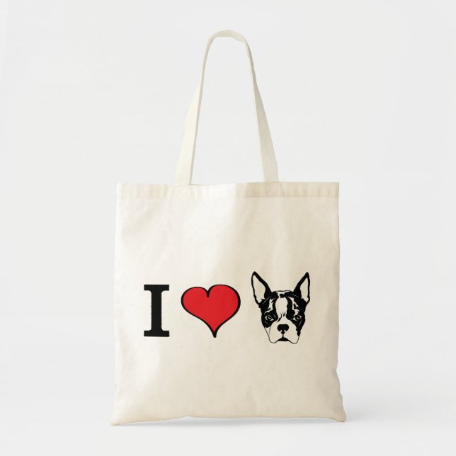 I heart Buster Tote Bag (Front)