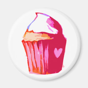 i heart cake Magnet