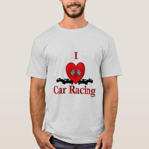 I Heart Car Racing T-Shirt