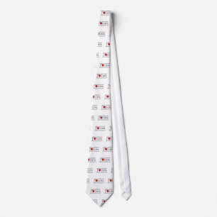 I Heart Cars Tshirts and Gifts Tie