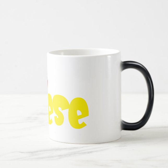 I heart Cheese Magic Mug (Right)
