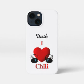 I Heart Chili Personal iPhone 13 Mini Case