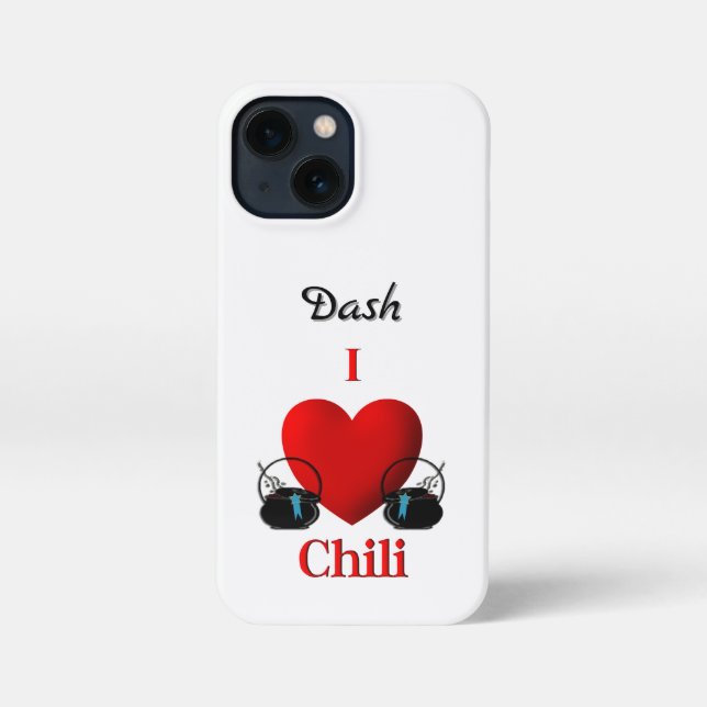 I Heart Chili Personal  iPhone Case (Back)