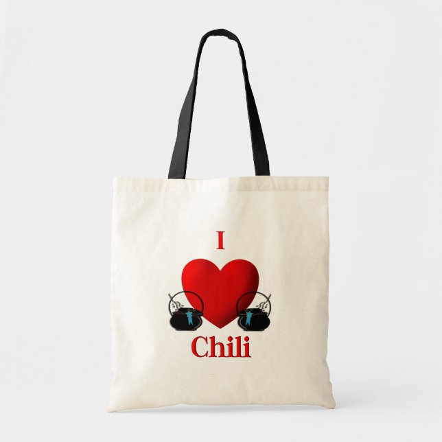 I Heart Chili Tote Bag (Front)