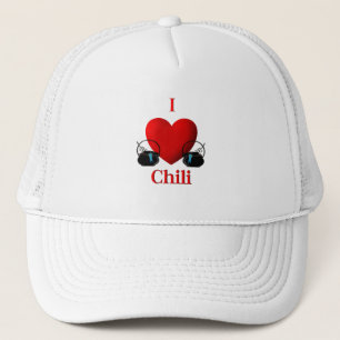 I Heart Chili Trucker Hat