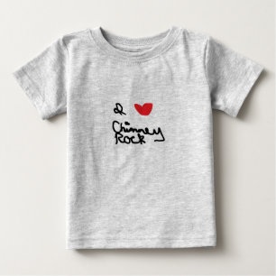 I Heart Chimney Rock Baby T-Shirt