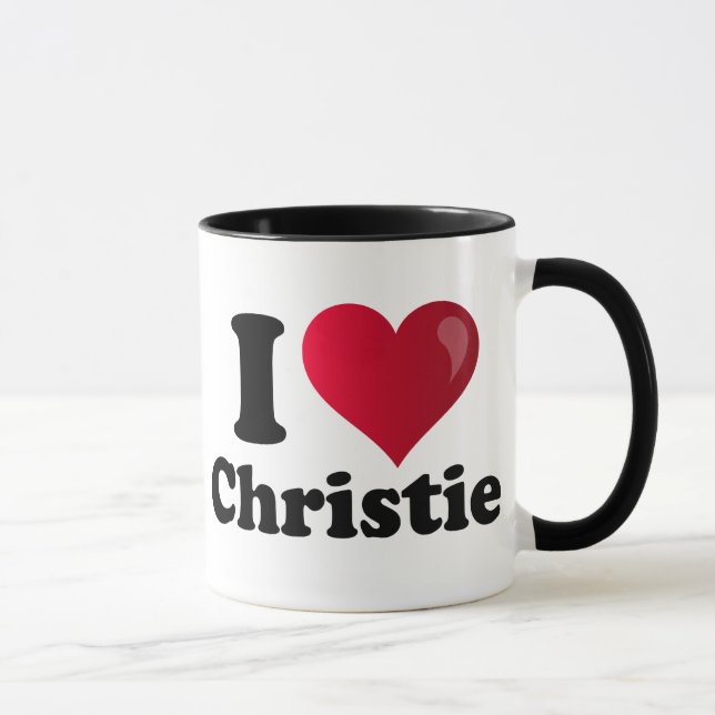 I Heart Chris Christie Mug (Right)