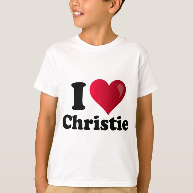 I Heart Chris Christie T-Shirt (Front)