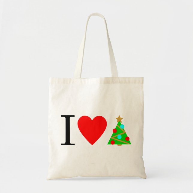 I Heart Christmas Tote (Front)