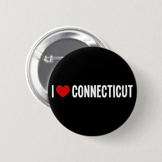 I Heart Connecticut Round Button