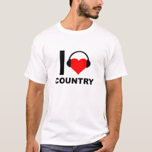 I Heart Country Funny T-shirt