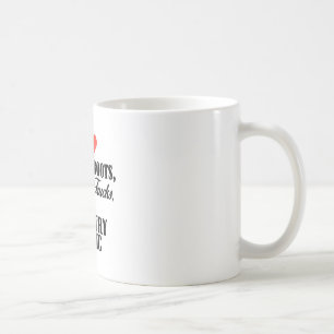 i heart cowboy boots b coffee mug