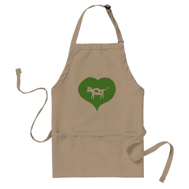 I Heart Cows Apron (Front)